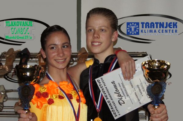 Mlada Pomurca blestela na plesnem tekmovanju v Bosni in Hercegovini